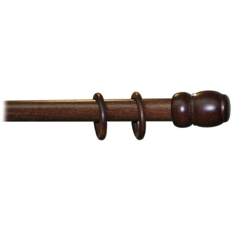 BASTONE LEGNO A TIRO D 35 NOCE SC 210CM S/SUPP.- 1,0 pz