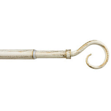 BASTONE METALLO D 12/9  70/120CM RICCIOLO AVO/ORO