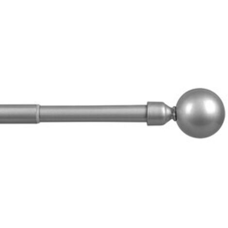 BASTONE METALLO D 19/16 120/210CM BOCCIA ARGENTO 6 PZ