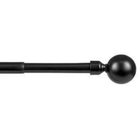 BASTONE METALLO D 19/16 120/210CM BOCCIA NERO 6 PZ