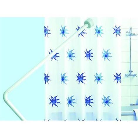 BASTONE PER DOCCIA VASCA CON TELAIO CM 80X170 BIANCO (15592)