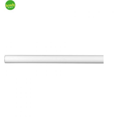 Bastone per tenda Cintacor diametro 19 cm lunghezza 150 cm colore bianco satinato