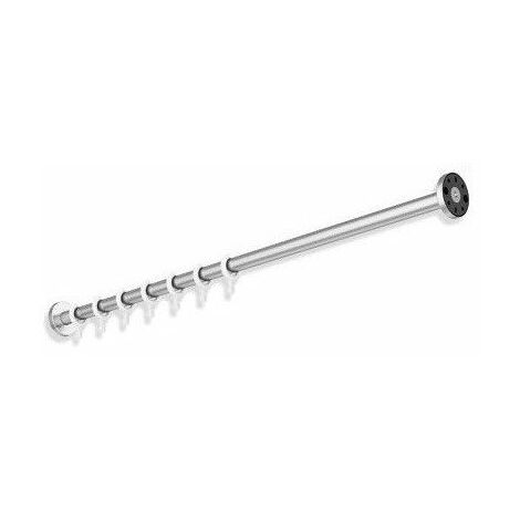 Bastone per tende d : 2,5 cm 1000 mm ES satinato opaco