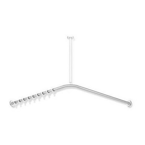 Bastone per tende Sonderl. d- 2,5 cm Acciaio inossidabile levigato opaco