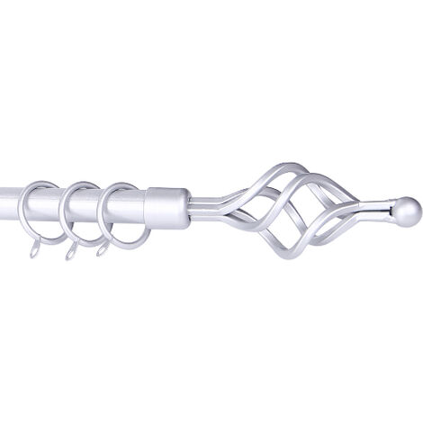 BASTONE SCORRITENDA BRIXO ETRURIA SILVER SPIRAL 210-380