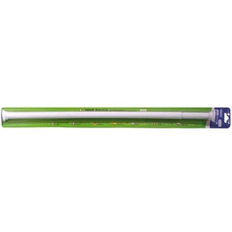 BASTONE TELAIO TENDA VASCA BAGNO 1 UN LATO ESTENSIBILE Asta 125 x 220 Ventose