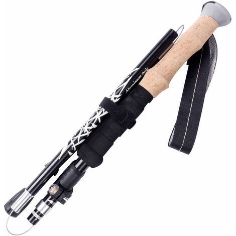 Bastones de trekking Bastones telescópicos para caminar Bastones nórdicos de aluminio Ajustables 36-130 cm Bastón antideslizante ultraligero a prueba de golpes, ideal para caminar, acampar, esquiar