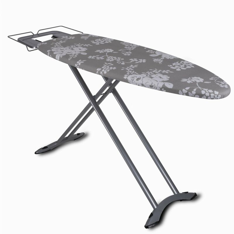

Tabla de planchar plegable de acero 2en1 WILD 130x47 H90cm con plancha y soporte de vapor