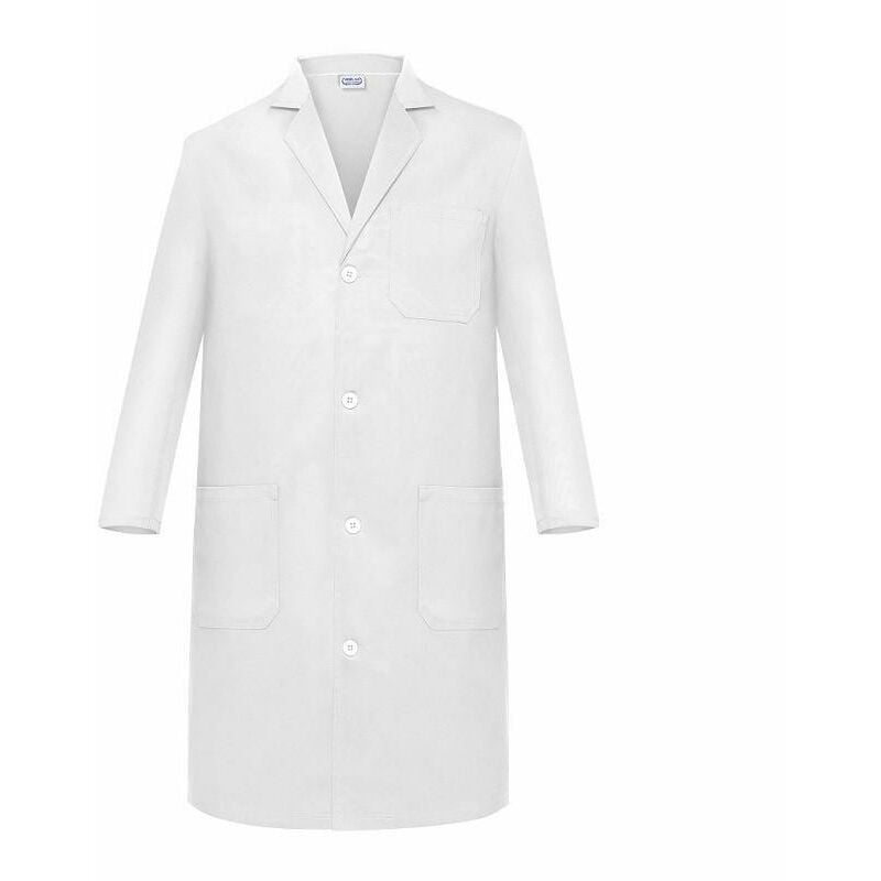 Bata caballero manga larga tergal varios colores talla 48-64 color ropa color blanco tallaje talla 58