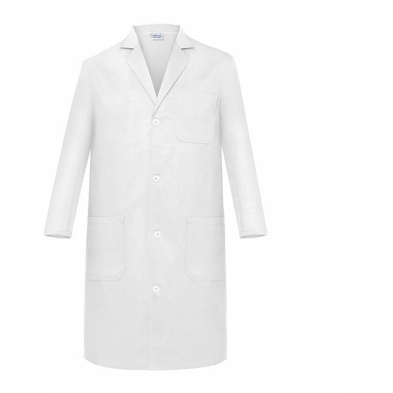 Bata caballero manga larga tergal varios colores talla 48-64 color ropa color blanco tallaje talla 58