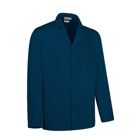 Bata corta de trabajo Sahara, tejido sarga VALENTO 3XL Azul marino orion