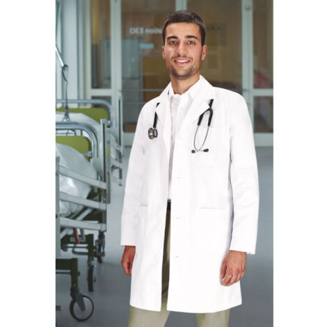 Bata manga larga DOCTOR S Blanco