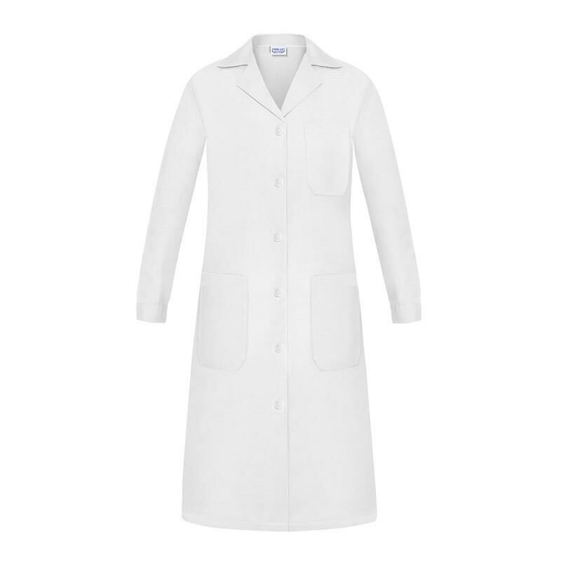 bata trabajo señora manga larga tergal varios colores talla 40-54 color ropa color blanco tallaje talla 50