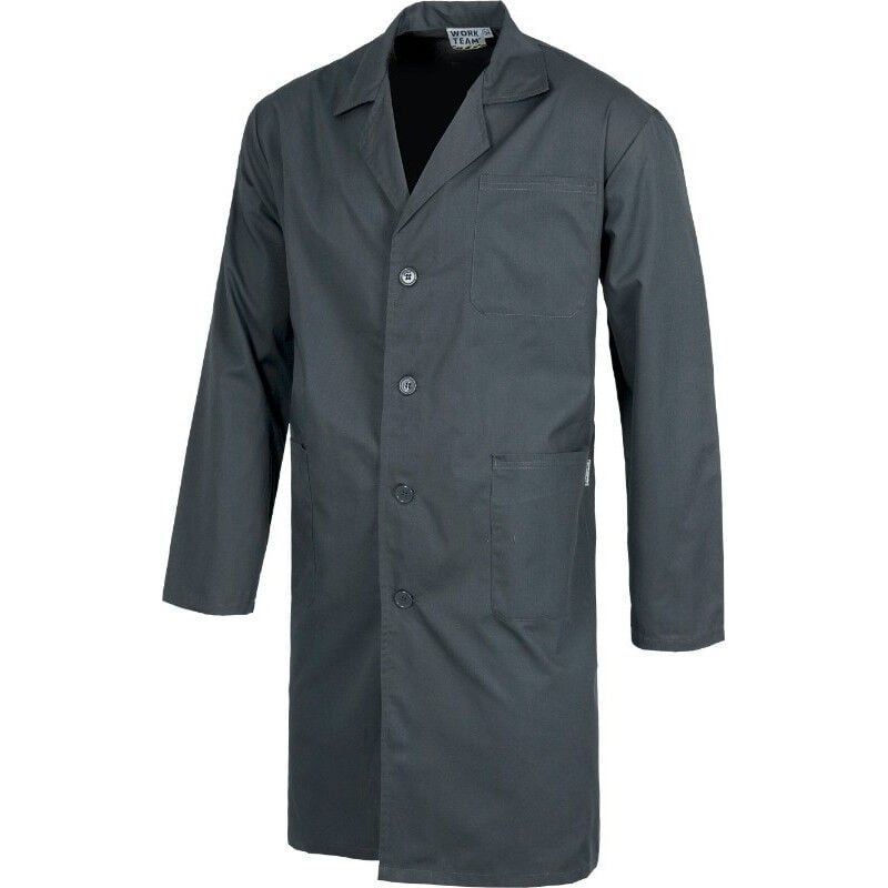 

Bata de servicios de manga larga unisex WORKTEAM B7100 | Gris - 54