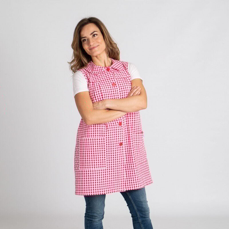 

Bata para maestra sin mangas y cuello camisero GARY'S | L - Fucsia