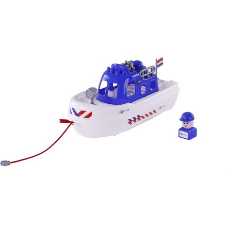 Outsunny Bac à sable forme de bateau pirate boîte à sable pour enfant  gouvernail drapeau rouge 2 marches et espace de rangement
