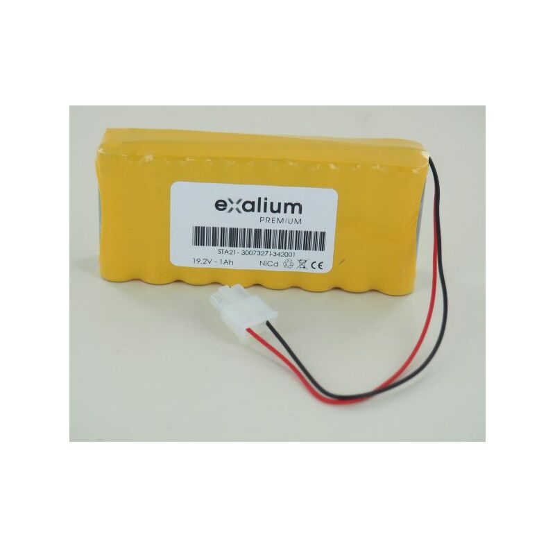 

Exalium Premium - Batería 19.2V 1Ah NiCd para puerta automática STA21