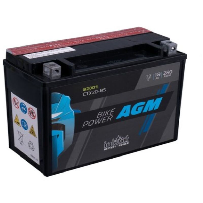 

Batería de moto YTX20H-BS | AGM Hermética YTX20H-4