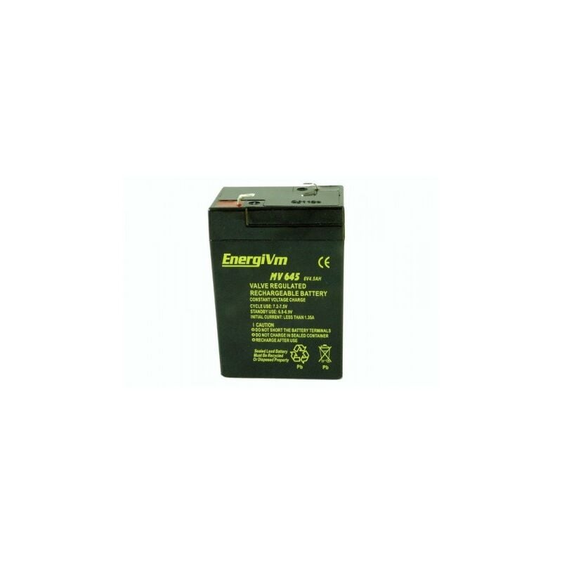 

Batería ENERGIVM MV645 6V 4.5Ah