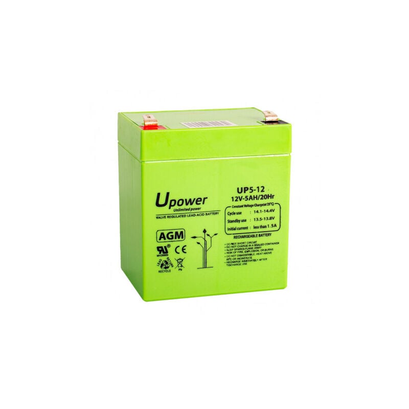 

Batería Plomo 12V 5Ah - U-power