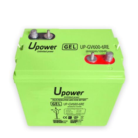Bater¡a solar GEL 600Ah / 6v UP-GV600-6RE