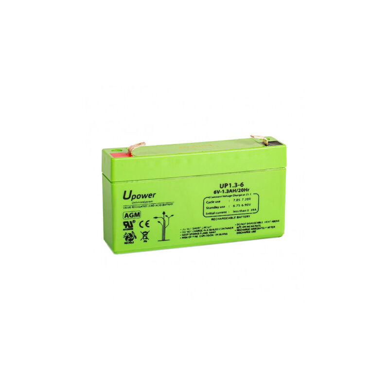

Batería AGM 6V 1.3Ah - U-power