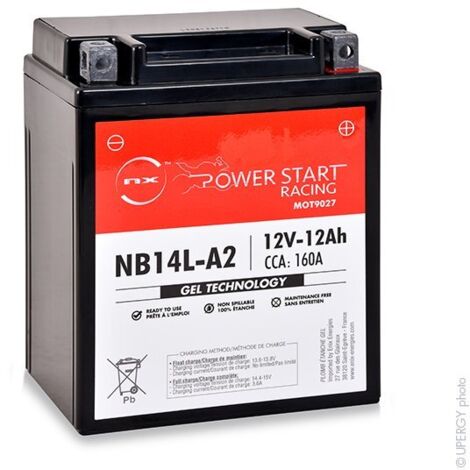 BaterÃ­a NX NB14L-A2 / YB14L-A2 / 12N14-3A GEL 12V 12Ah
