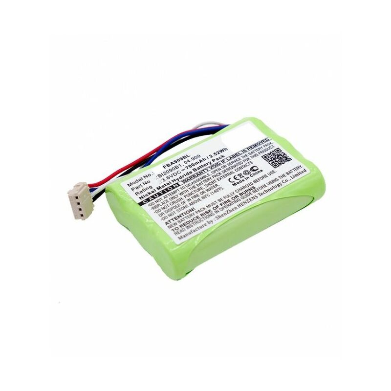 

Batería 3.6V 700mAh para grúa tipo HBC Cubix BI2090B1