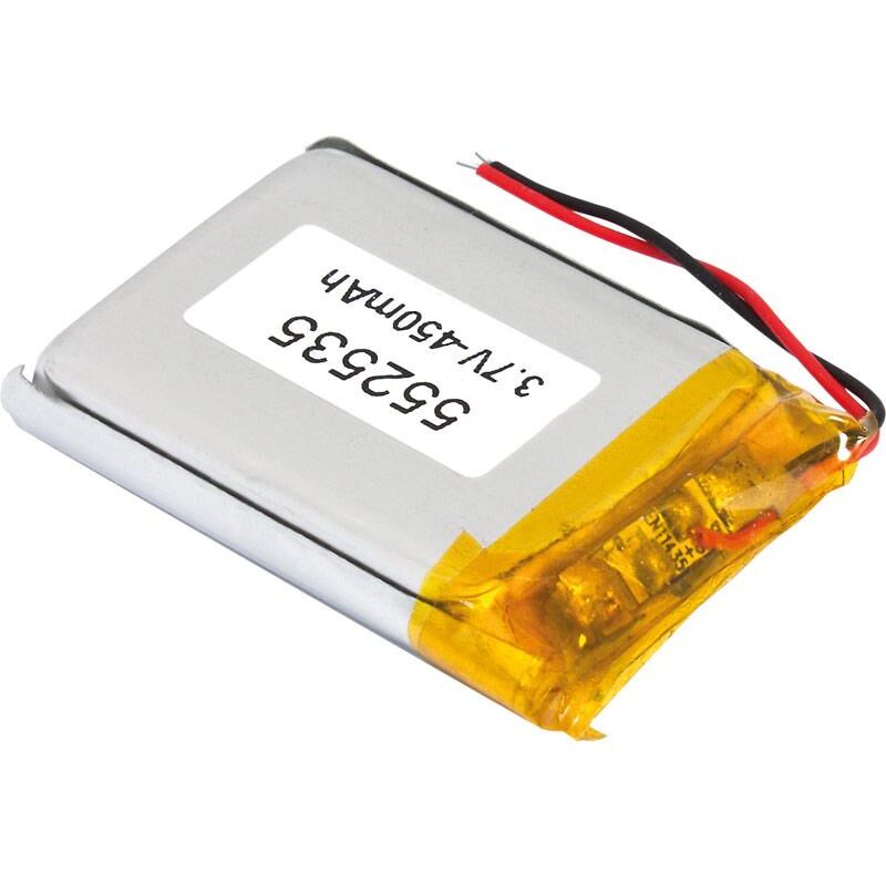 

Bateria 3,7V 450mA Li-Polimero Con Cto. De Control Medidas 25X35X5,5mm