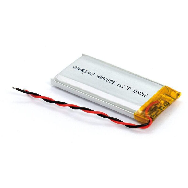 

Bateria Litio 3,7V 500mA Cto De Control Recargable
