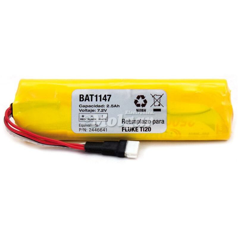 

Bateria 7,2Vdc 2500mAh AAx6 NiMh Para Cámara Termográfica Fluke Ti20