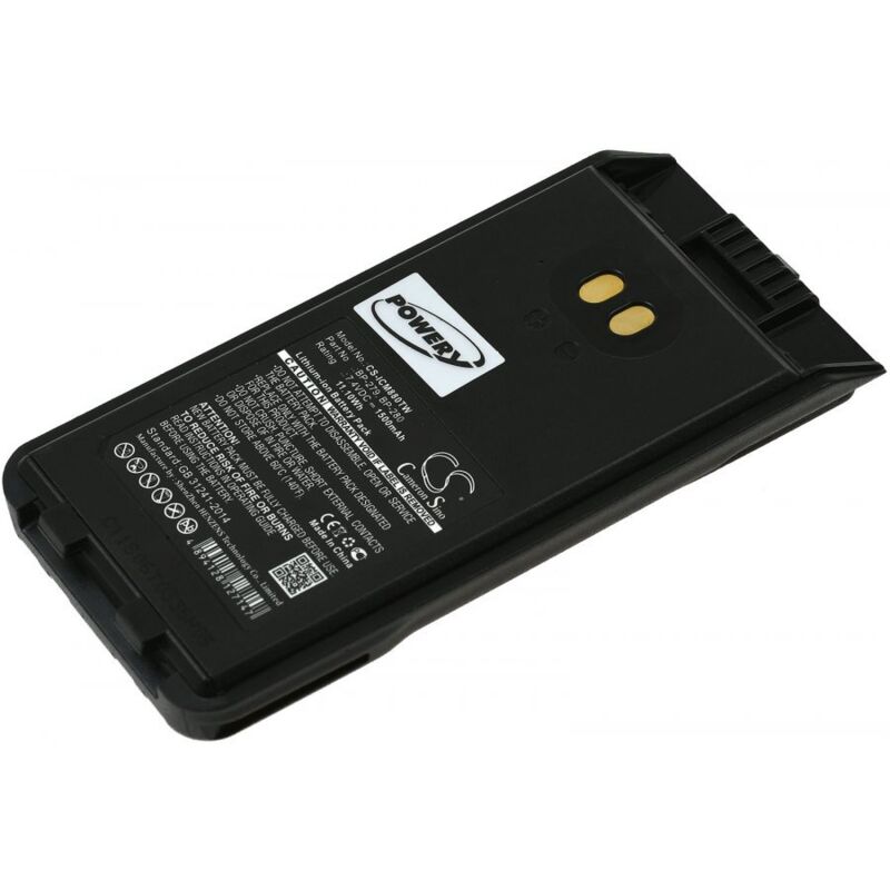 

Powery - Batería adecuada para transceptor - walkie Icom F1000 / F1000S / F2000 / F2000S / Modelo BP-279 entre otros