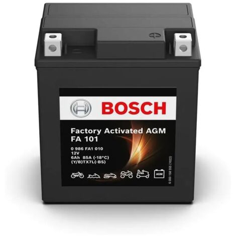 Batería Bosch FA101-M6006 12V 6Ah 85A