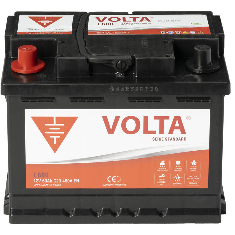 

Batería Classic 60Ah 500A borne + izq