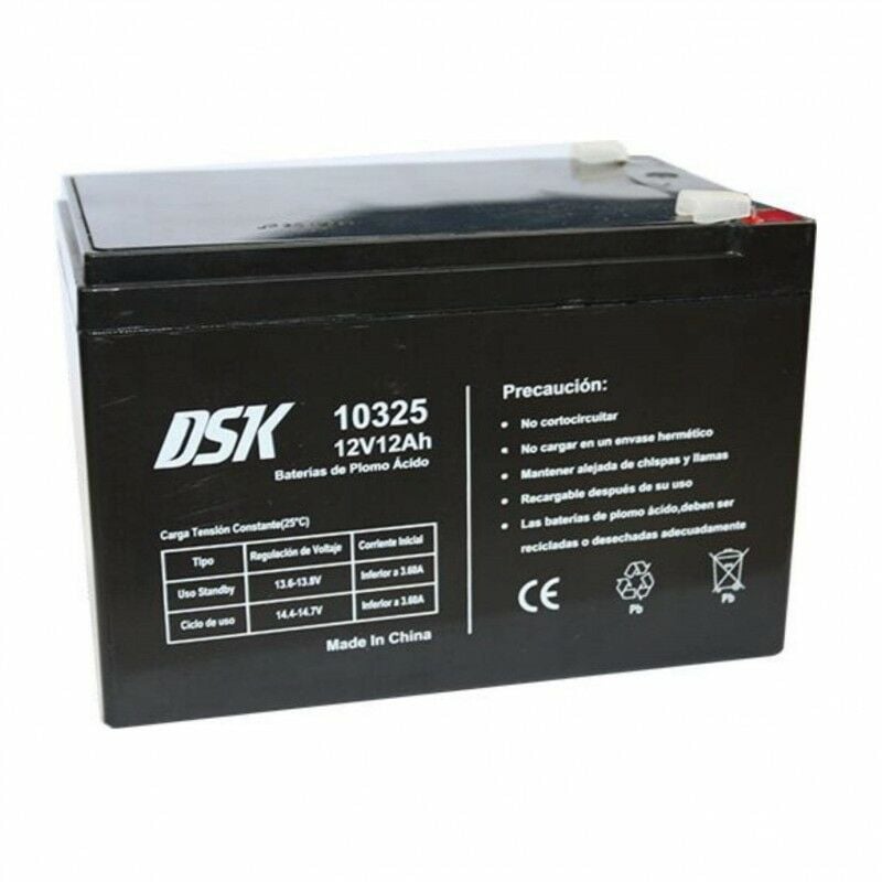 

Batería de 12V para Patinetes eléctricos (Batería de Gel 12V 12Ah L15xA9,5xAn10cm)