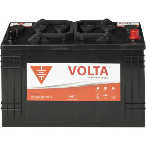 Batería de camión PROFESSIONAL 105AH 700A Borne +Dcha. Medidas 345x175x238mm