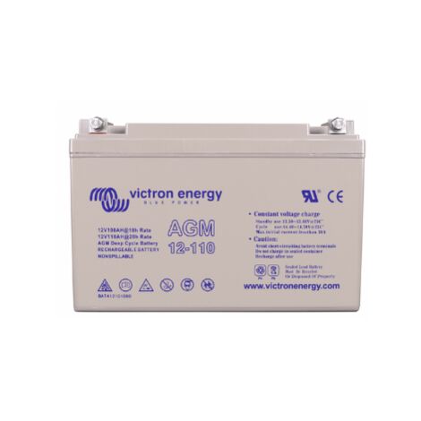 Batería de ciclo profundo AGM 12V/110Ah (M8) Victron Energy
