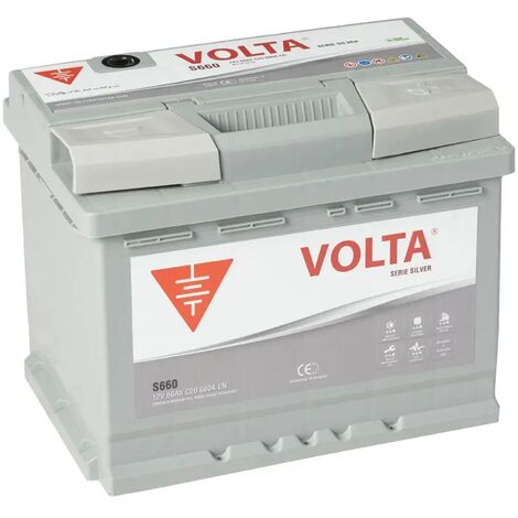 Batería de Coche 66Ah 680A EN Silver Volta S660D