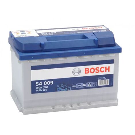 Batería de coche 74 Ah 680 A EN Bosch S4009 + Izquierda