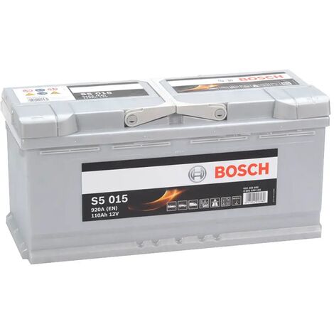 Batería de Coche Bosch 110Ah 920A EN S5015 borne + dcha