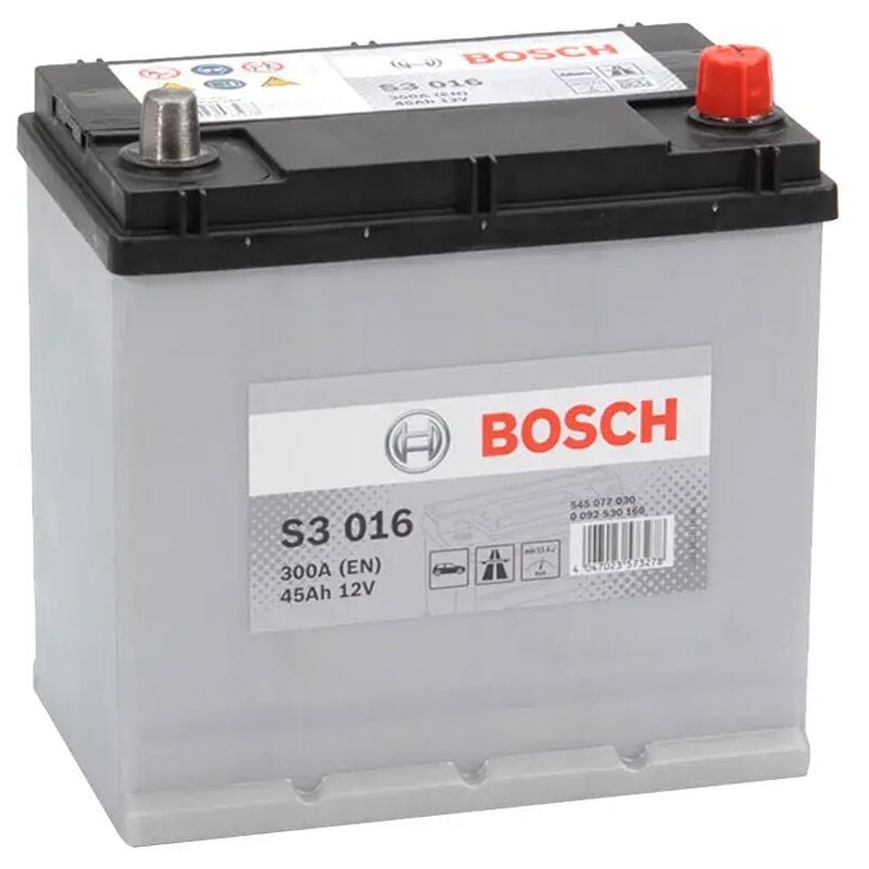 

Batería de Coche Bosch 45Ah 300A EN S3016 borne + dcha