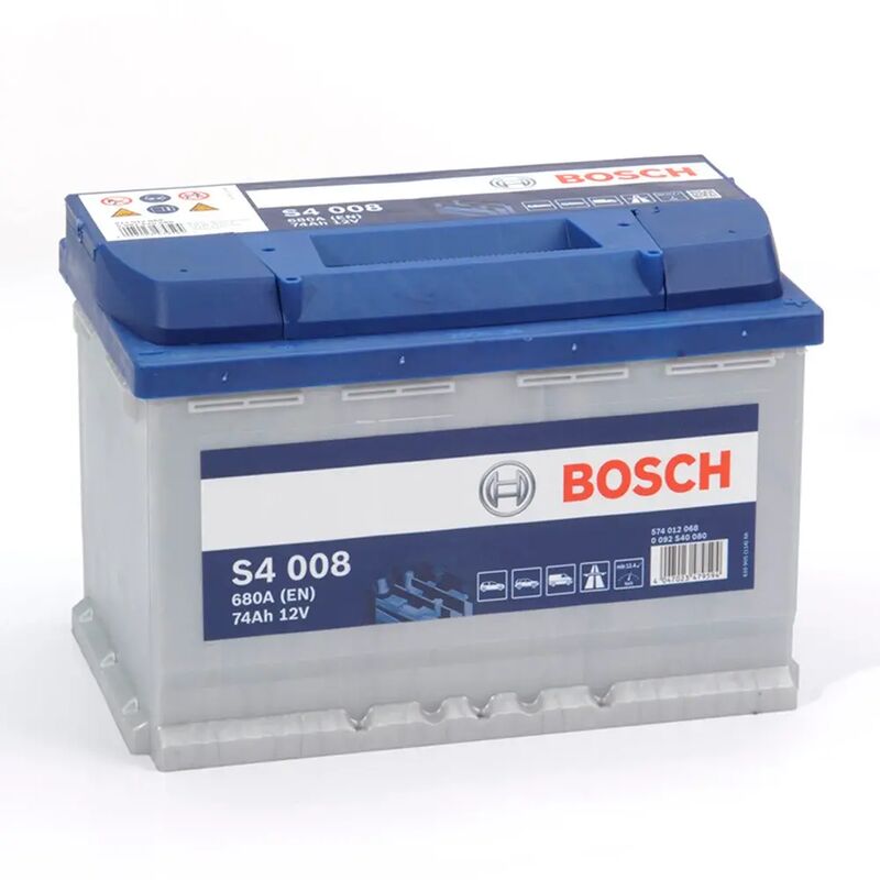 Bosch s4 008 74ah 680a 12v auto-batería batería de arranque 10g pol-grasa 31837936
