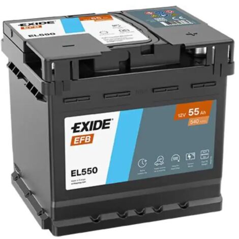 Batería de coche Exide EL550 EFB 55Ah 540A