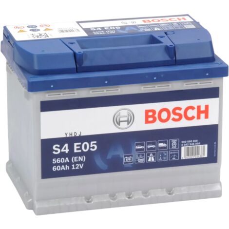 Batería de coche start stop EFB 60Ah 560 A EN Bosch S4E05