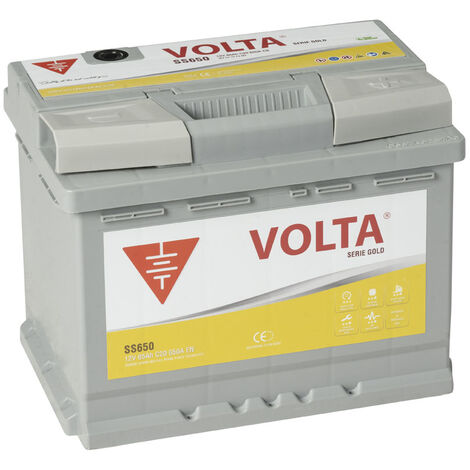Batería de Coche Start Stop EFB 65Ah 650 A EN Volta SS650D