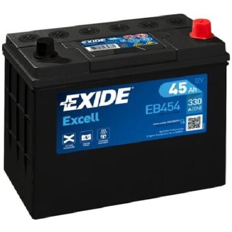 Batería de coche Tudor 45Ah EB454 Exide