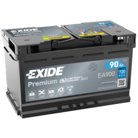 Batería de coche Tudor 90Ah EA900 Exide