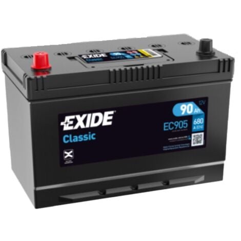 Batería de coche Tudor 90Ah EC905 Exide