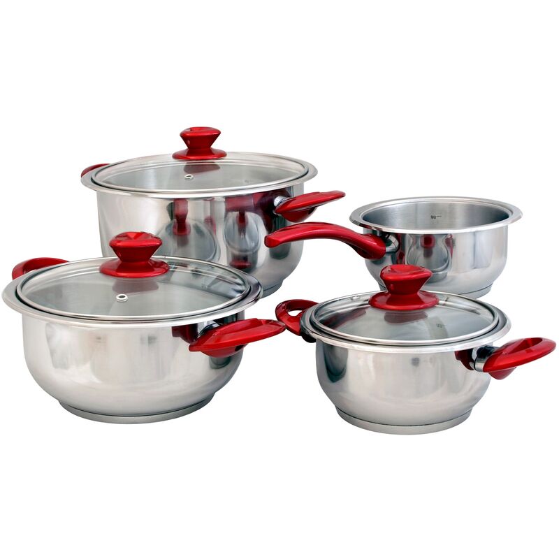 

Bergner - Bateria de cocina 7 piezas. Acero inoxidable. Apta para inducción.