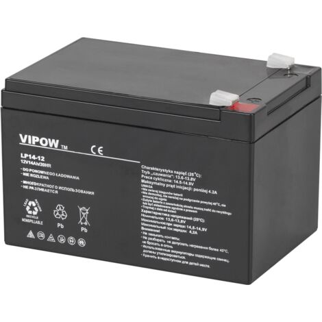 Batería de gel Vipow de 12 V/14 Ah